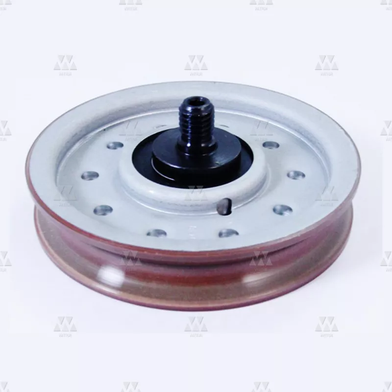 601106G02 | Laufrolle komplett D.94 AMD, PU ROT + Exzenterschraube